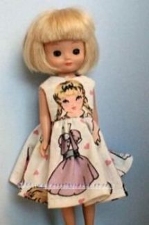 Easy Storybook Doll Dress Pattern for Tiny Betsy, Madeline, Ginny & Stacey Dolls