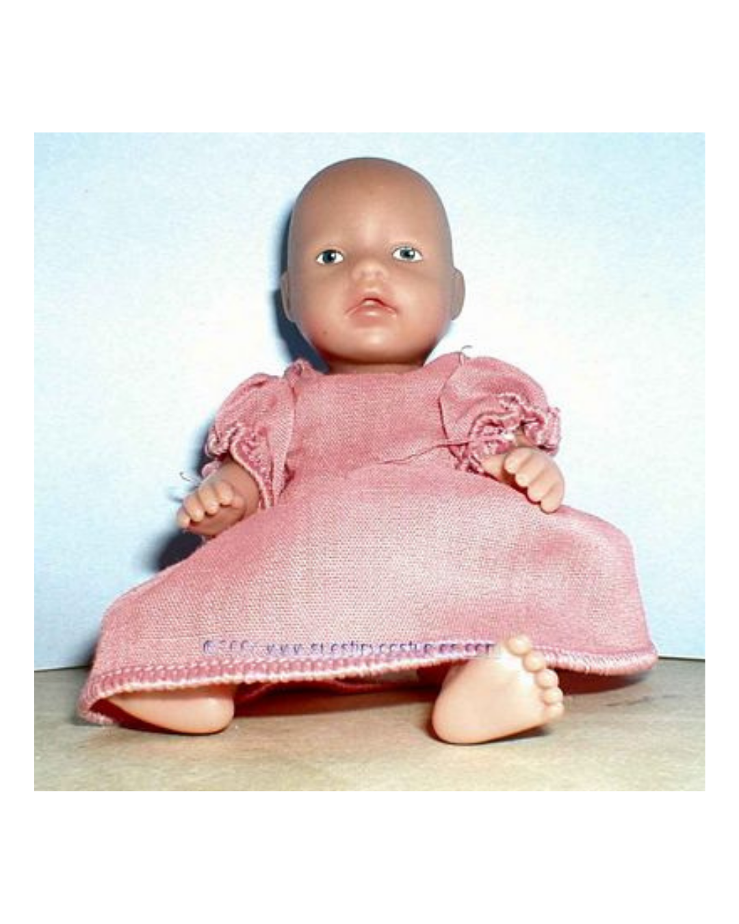 Sew The Classic Pink Doll Dress Pattern For Mini Baby Born Dolls 1 Sew the classic pink doll dress pattern for mini baby born dolls