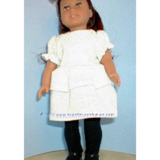 Mini American Girl Doll Ruffled Dress Pattern: Style Your Doll's Wardrobe