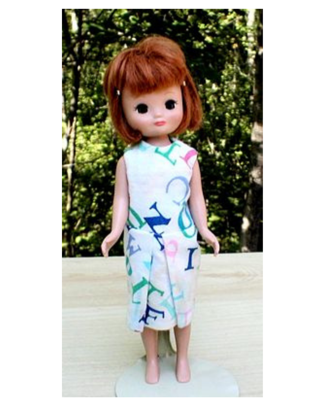 Sew A Vintage Tiny Betsy Doll Dress Pattern 1 Sew a vintage tiny betsy doll dress pattern