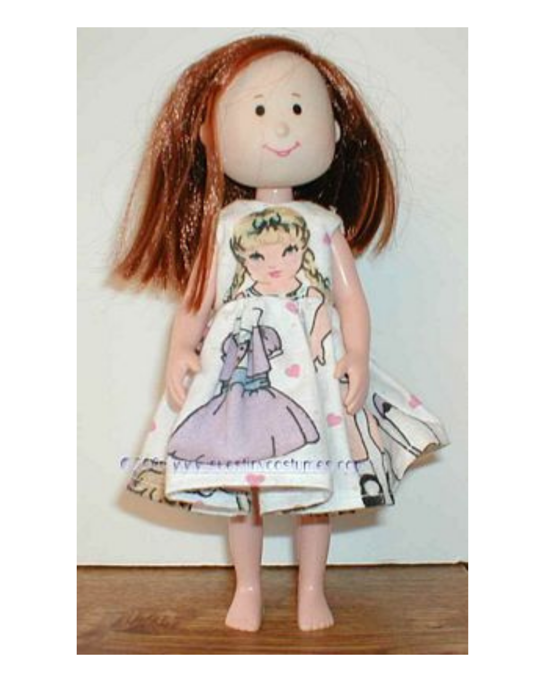 Easy Storybook Doll Dress Pattern For Tiny Betsy, Madeline, Ginny &Amp; Stacey Dolls 5 Easy storybook doll dress pattern for tiny betsy, madeline, ginny & stacey dolls - image 5