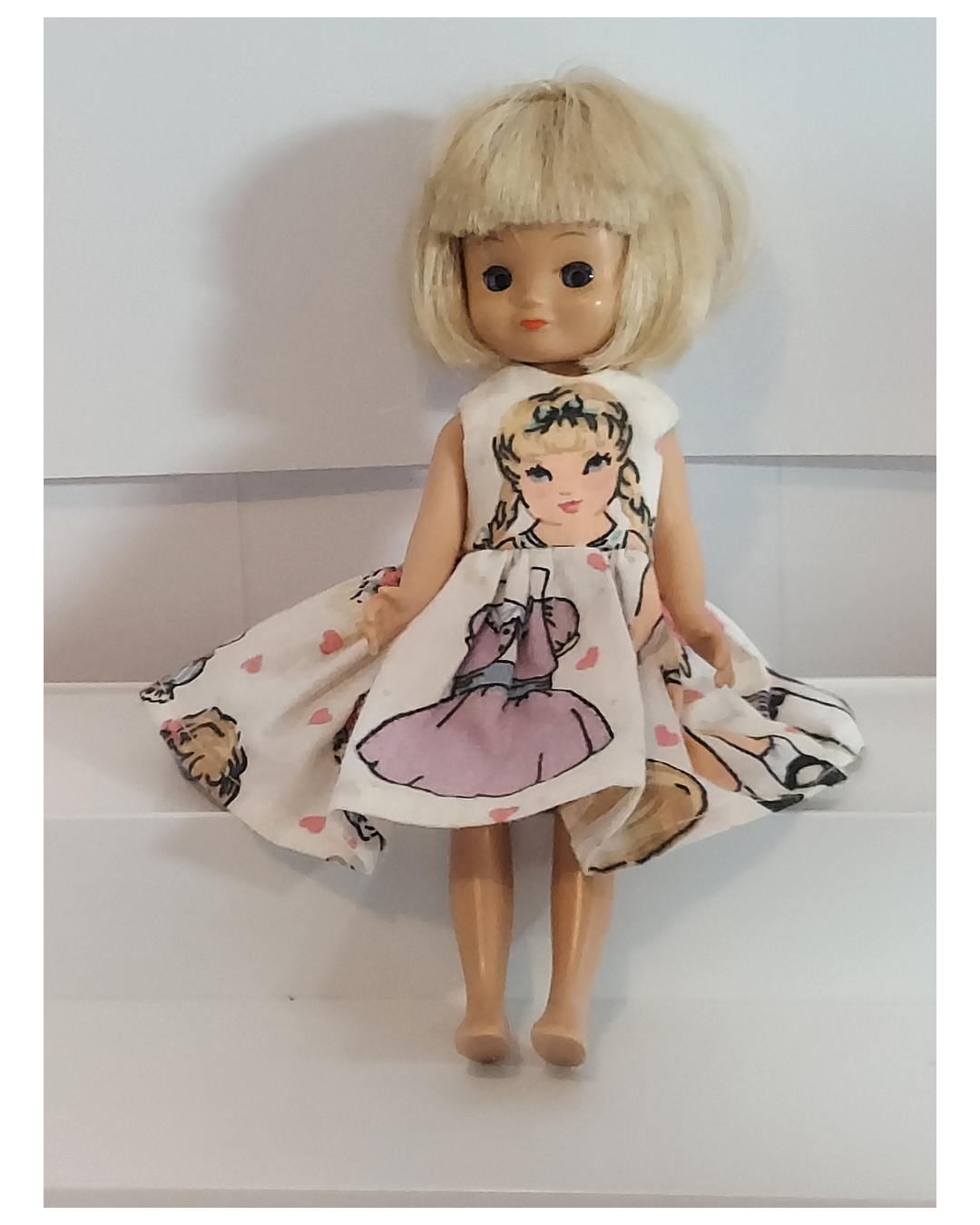 Easy Storybook Doll Dress Pattern For Tiny Betsy, Madeline, Ginny &Amp; Stacey Dolls 4 Easy storybook doll dress pattern for tiny betsy, madeline, ginny & stacey dolls - image 4