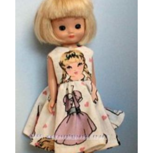 Easy Storybook Doll Dress Pattern for Tiny Betsy, Madeline, Ginny & Stacey Dolls