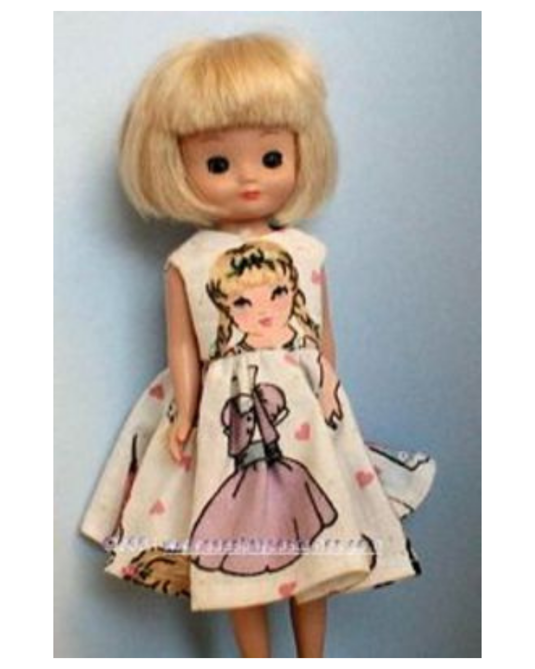 Easy Storybook Doll Dress Pattern For Tiny Betsy, Madeline, Ginny &Amp; Stacey Dolls 1 Easy storybook doll dress pattern for tiny betsy, madeline, ginny & stacey dolls
