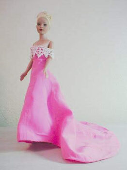 Tiny Kitty Collier Doll Princess Ball Gown Pattern