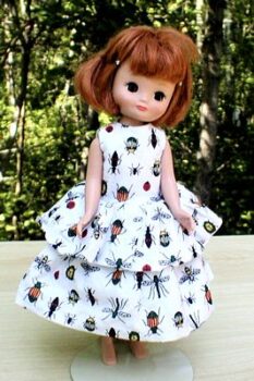 Tiny Betsy Bugs Doll Dress Sewing Pattern