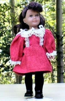 Vintage Doll Dress Pattern: Classic Style for Your 6" Mini Doll